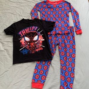 Spider-Man/Miles Morales PJ & Tee Set